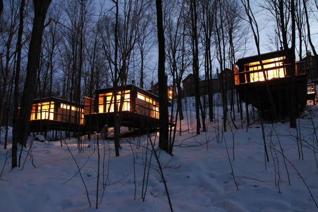 Cabin Sutton 252 - En Harmonie Avec La Nature! Villa Eksteriør bilde